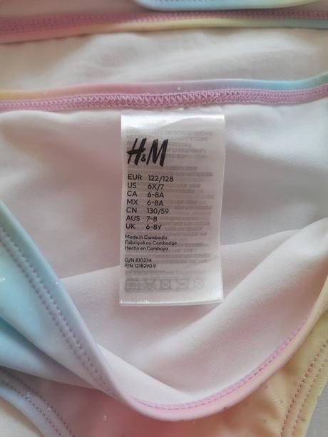 Dievčenské plavky, h&m,122