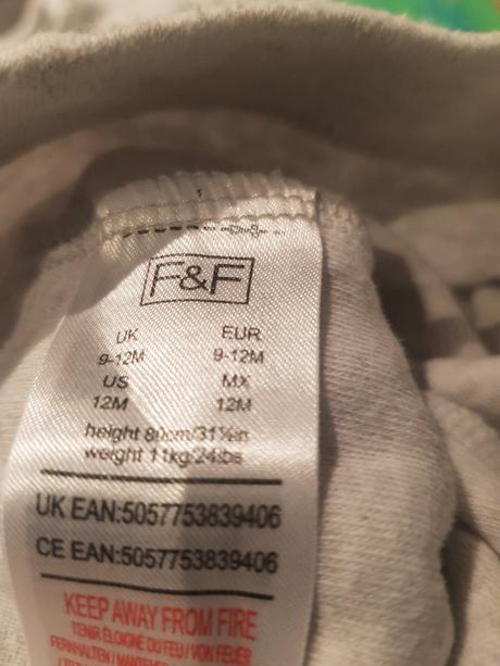 Suprava f&f 9- 12m, f&f,74