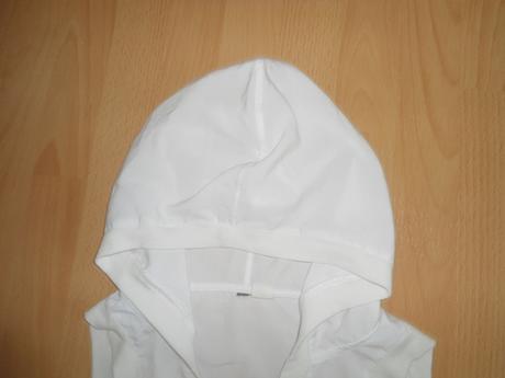 Biela priesvitna vesta, h&m,s