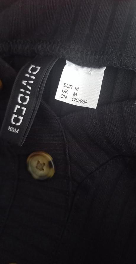 Čierny top v 38 hm, h&m,38
