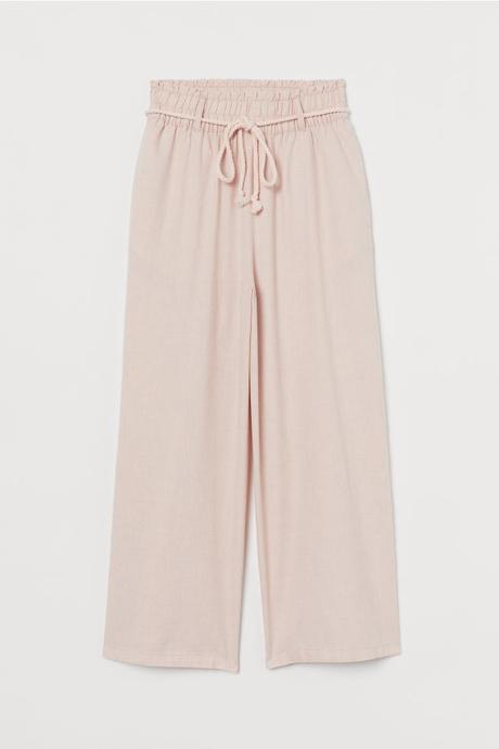 Letné široké nohavice h&m, h&m,xs