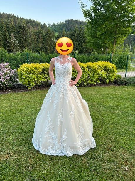 Svadobné šaty s vlečkou amaury st. patrick, 38