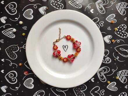 Náramok z korálok,