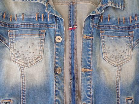 Predám riflovú bundu, m