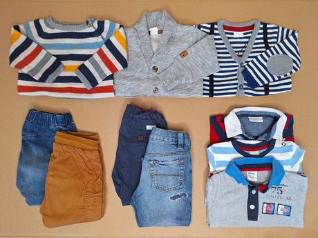 Chlapčenský h&m mix, veľ. 74, 68–80