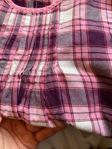 Kockovaná tunika, košieľka, gap,98