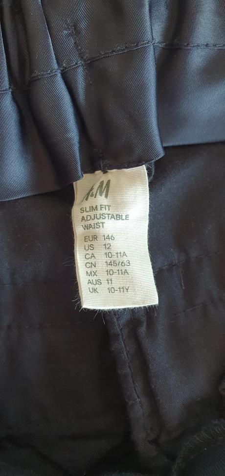 Oblek tmavomodry h&m, 134
