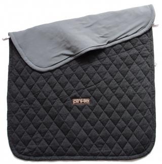 Pinkie deka so sťahovaním marble dark grey, pinkie