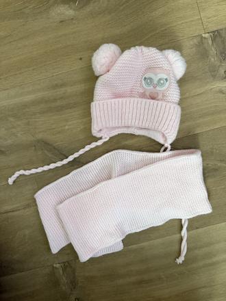 Čiapka so šálom ajs 40-42, ajs,62