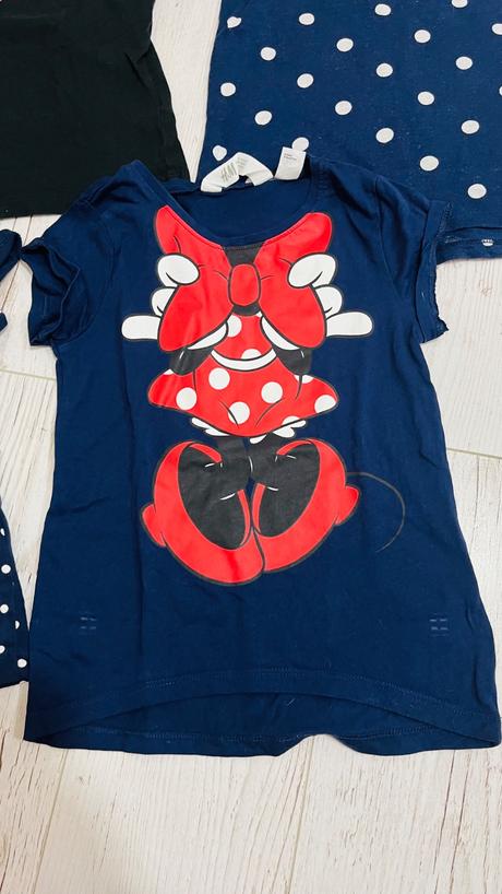 Tričko s krátkym rukavom 110/116 4ks, h&m,110