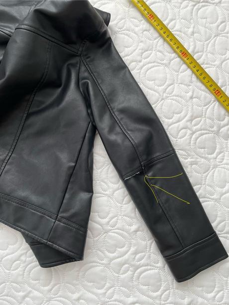 Bunda kožená zara čierna, zara,140