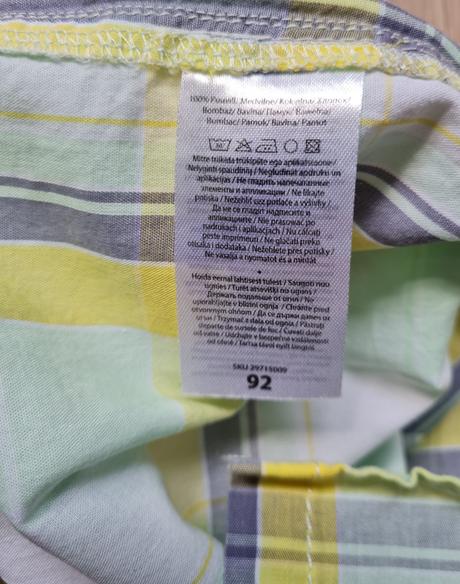 Letná chlapčenská košeľa 92, pepco,92