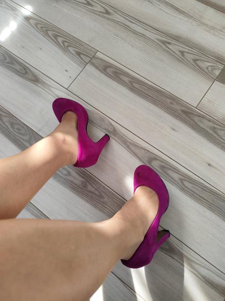 Cyklámenová lodičky vera pelle, 36