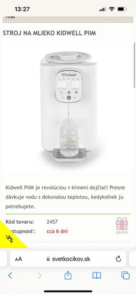 Stroj na mlieko Kidwell PIIM