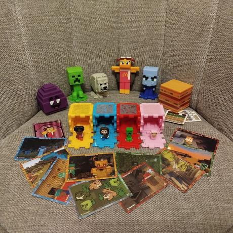 Postavičky minecraft z kolekcie mcdonald's,