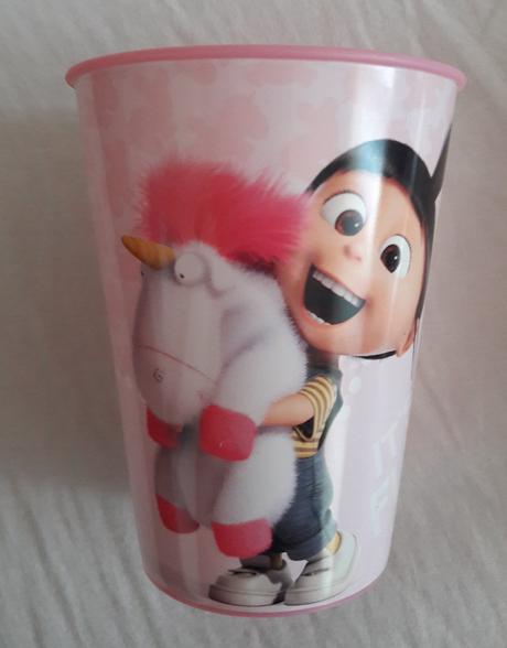 Plastová miska a pohárik s jednorožcom,