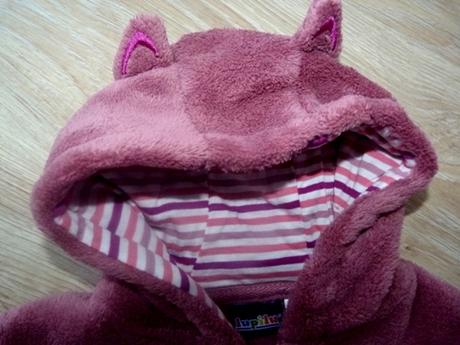 Mačičková chlpatka s uškami, mäkkučká, nenosená, lupilu,68