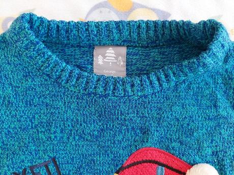 Vianočný svetrík s yetim zn.george veľ.122-128, 122