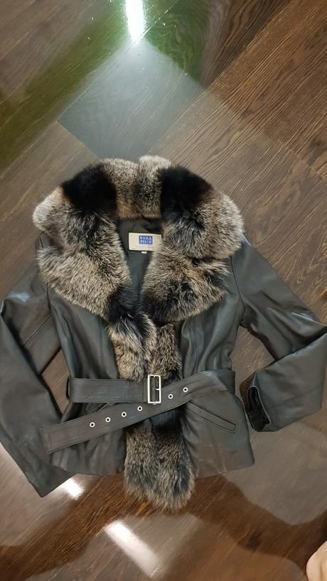 Kozena bunda s kozusinkou, m