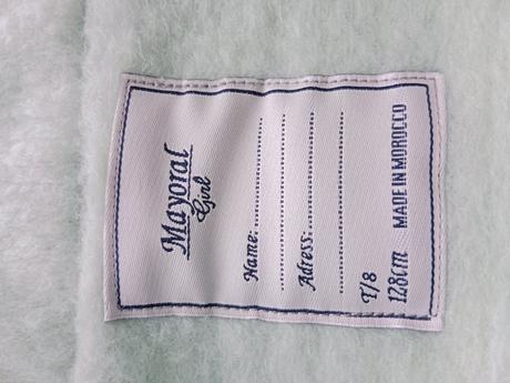 Dievčenský kabát  128/134, mayoral,128