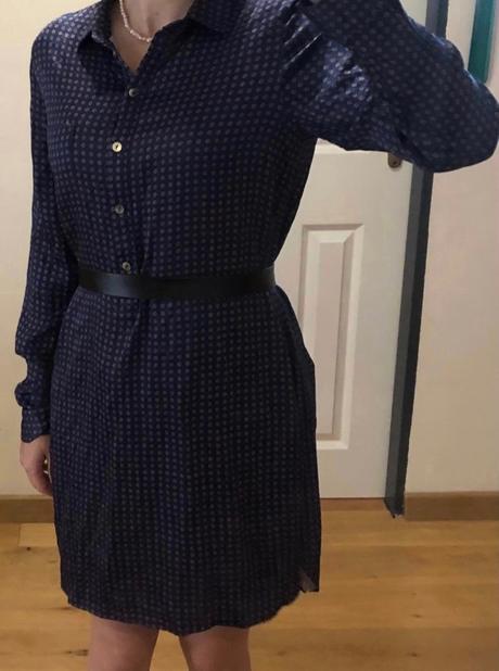 Modrá vzorovaná tunika/šaty scotch&soda s/m, s