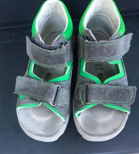 Top stav kožené sandále / prezúvky superfit č. 25, superfit,25