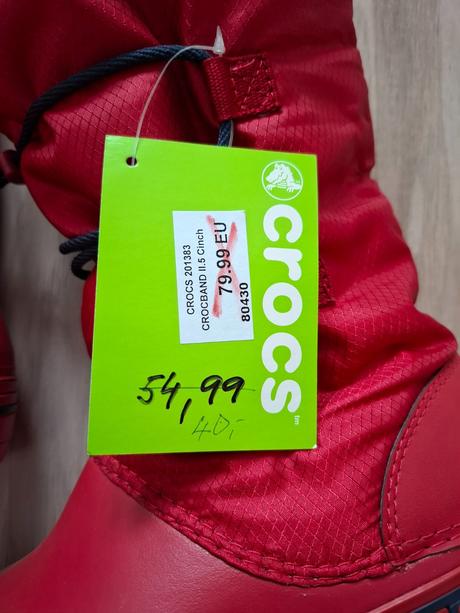 Nové zimné čižmy, w7, vnút.d 23.5cm, crocs,36 / 37