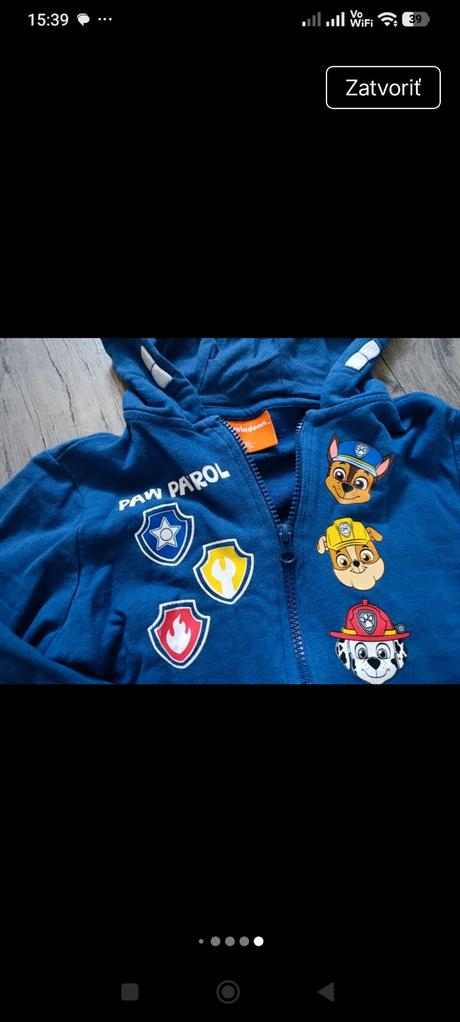 Mikina paw patrol -122, nickelodeon,122