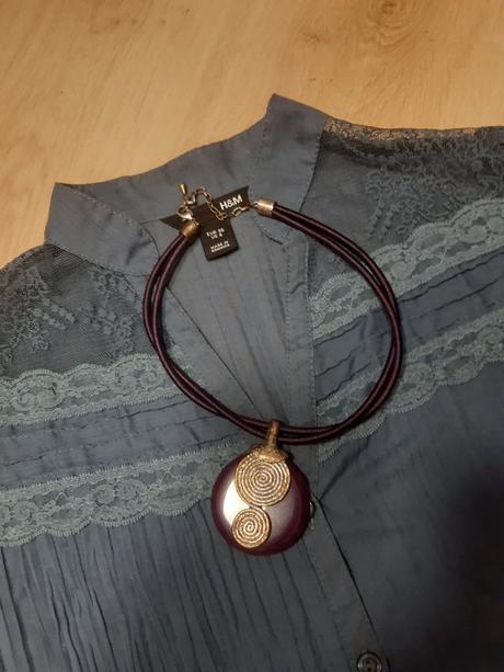 Blúzka s čipkou, h&m,36
