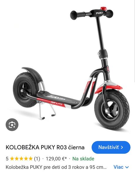 Kolobežka puky, 