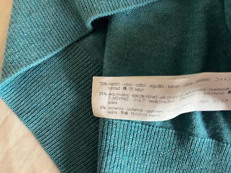 Zara pulover s hodvábom + kašmírom vel.l, zara,l