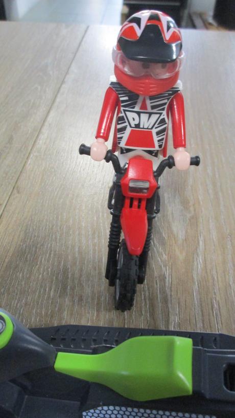 Motorka figúrkou  playmobil, 
