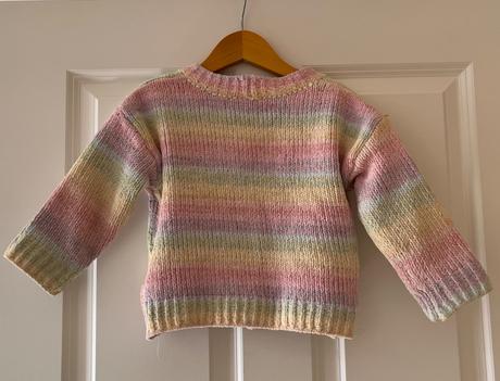 Dúhový pestrofarebný sveter, dopodopo, 98, dopodopo,98