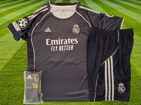 Dres mbappe real madrid cf darkblue/black 115-125, adidas,104 / 110 / 116