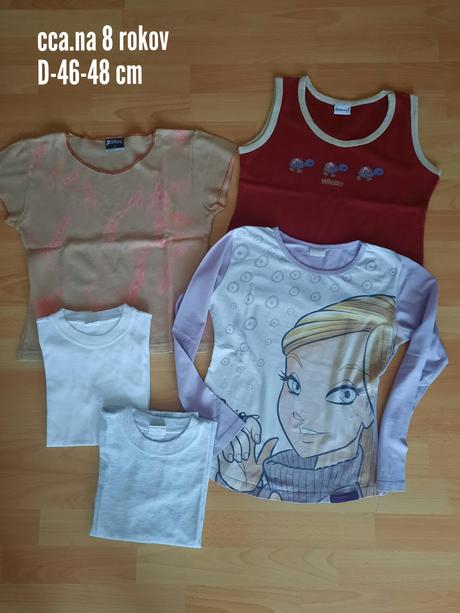 Balík dievčenský tričiek, 134