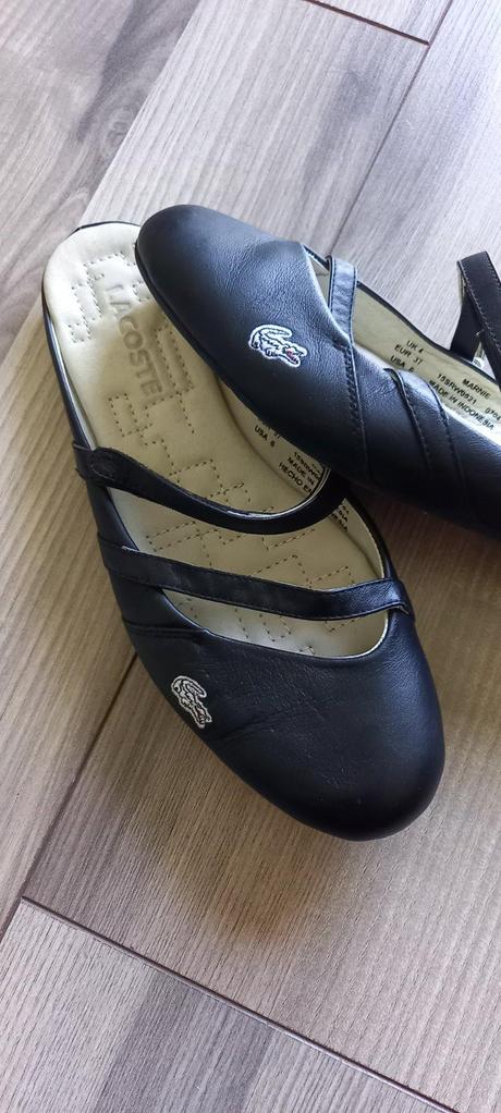 Kožené balerínky, lacoste,36