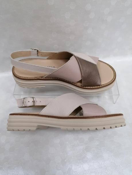 Dámske kožené sandále 24220569 z+b, 36 - 41