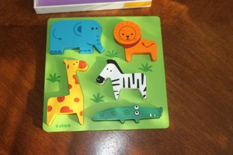 Djeco puzzle incrocodible drevena vkladacka, 