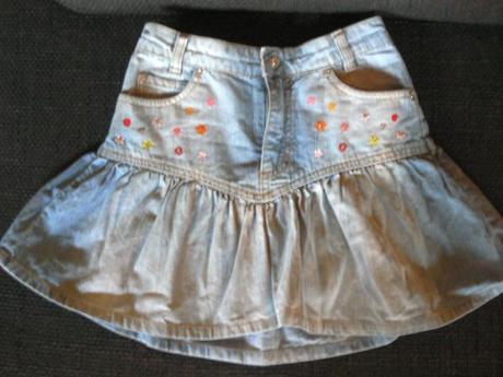 Riflová sukňa h&m, h&m,140