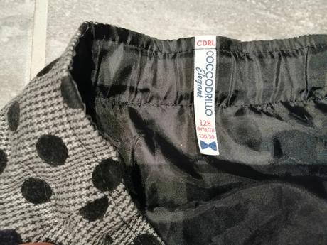 Bodkovaná sukňa coccodrillo v128, cca 8r., coccodrillo,128