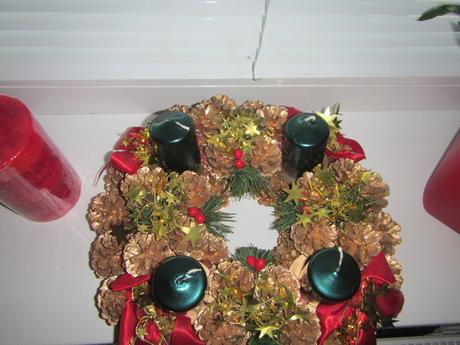 Adventny vianocny veniec ,