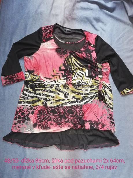 Blúzkové tričko 48/50, 48