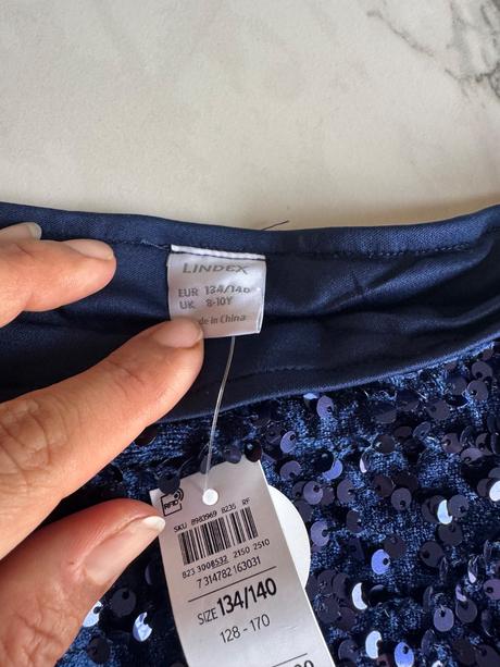 Nová. mini flitrova sukňa lindex 128, lindex,128