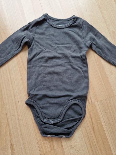 Detske body s dlhým rukávom 12 ks hračka gratis, 68