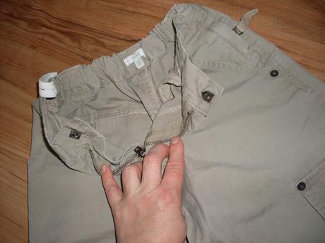 Regulovací pás-šortky/kraťasy 122/128, 122