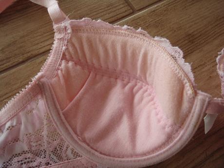 Jemná ružová podprsenka, 75b