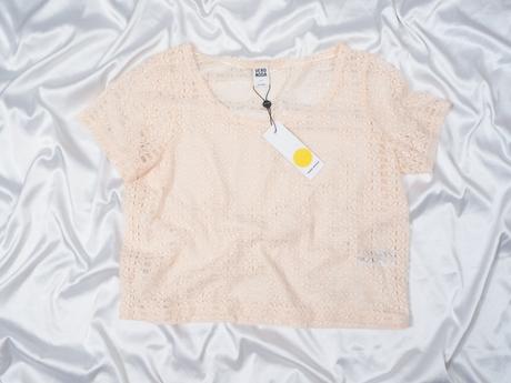 Kvalitný čipkovaný top vero moda, vero moda,40