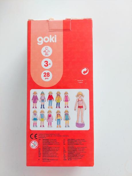 Magneticka hra na prezliekanie babiky goki, 