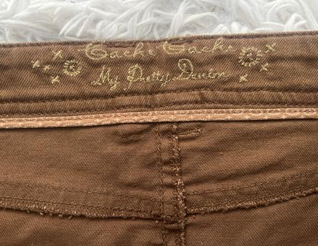 Hneda mini sukňa cache cache, m