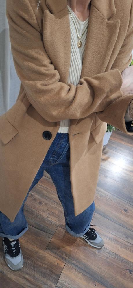 Kabát zara s vlnou 36/38, zara,s